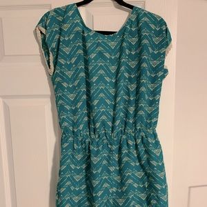 Juniors tribal print romper
